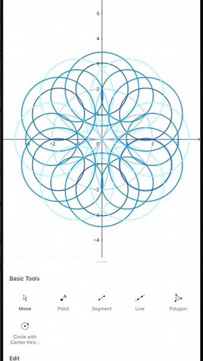 Geometric drawing with GeoGebra #geometricdrawing #geogebra #geometry #maths #mathart #compass