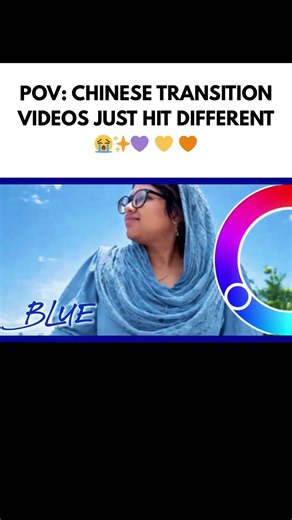 Chinese Colour wheel trend transition 💚❤️@tasnaiyamimi#chinesetrend #trending #aesthetic #popular