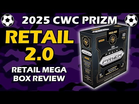 Version 2! 2025 Panini Prizm Club World Cup Retail Mega Box Soccer Box Review