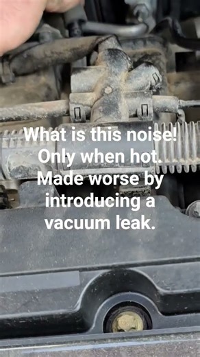 Weird noise on Vauxhall meriva 1.4 only when it's warmed up. #vauxhallmeriva