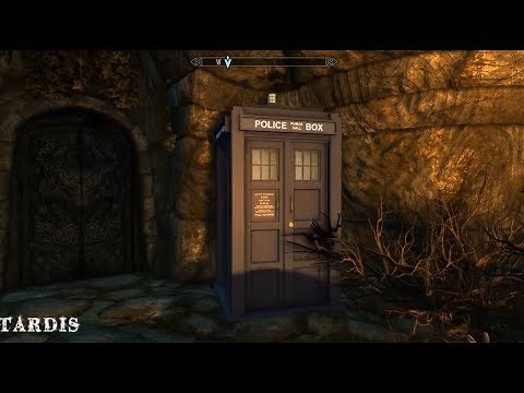 TARDIS - Skyrim Special Edition House/Travel Mod