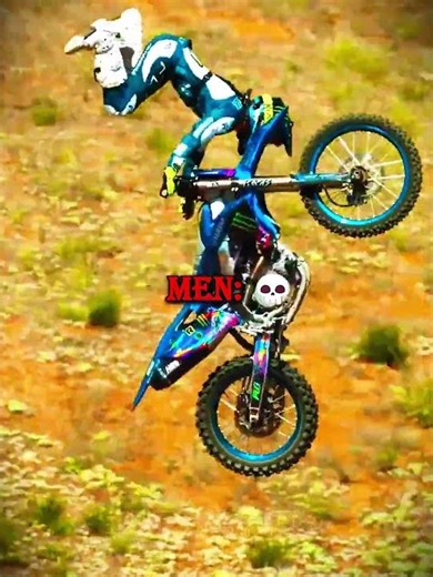 Stunts are only for real men 💀#dirtbike #edit #stunts #trollface #shorts