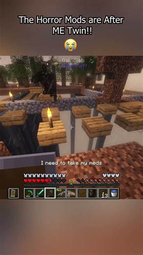 One block Skyblock With ALL Horror Mods #minecraft