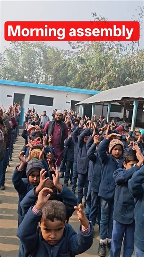 morning assembly in school 🏫#shorts #shortvideo #morningassembly #school #trending