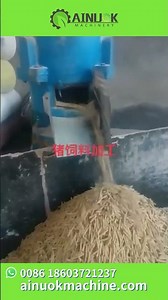 Feed Pellet Machine To Produce Pig Feed Technician Process