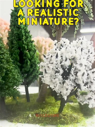 Create Realistic Miniature Trees for Dioramas