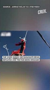 Watch: Moment Skydiver's Parachute Wraps Around Plane Wing Mid-Air at 15,000 Feet