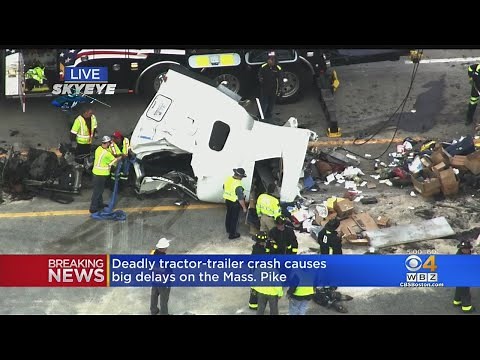Deadly Tractor-Trailer Crash Causes Big Delays On Mass. Pike