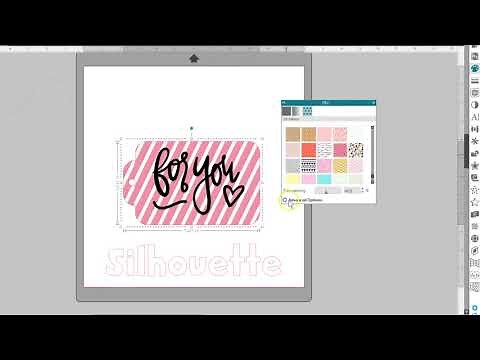 Pattern Fill Panel in Silhouette Studio®