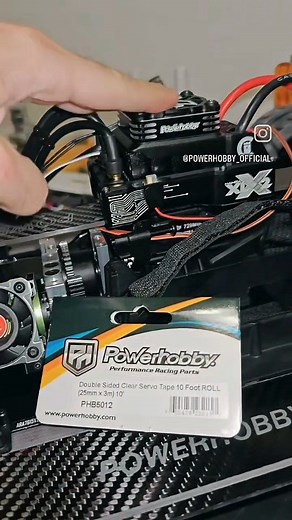 Who cares about tape? Well you should! Powerhobby Double Sided Clear Servo Tape 10 Foot ROLL (25mm x 3m) 10' https://www.powerhobby.com/products/powerhobby-double-sided-clear-servo-tape-10-foot-roll-25mm-x-3m-10?_pos=3&_sid=8a359a353&_ss=r #powerhobby #powerhobbyrc #arrma #arrmainfraction #tape #upgrades | Powerhobby