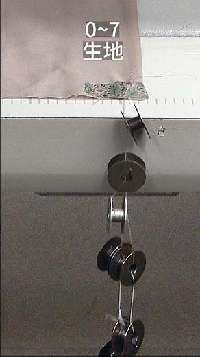 生地で工業用ミシン検証｜縫いの仕組み｜ボビン Fabric movement test | Industrial sewing machine