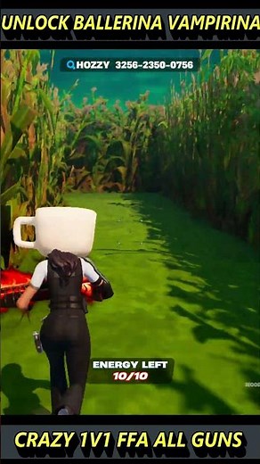 UNLOCK BALLERINA VAMPIRINA IN CRAZY 1V1 FFA ALL GUNS AND RIDES By Hozzy