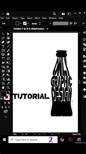 Adobe illustrator tutorial for beginners #illustartion #logo