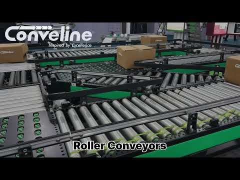 Conveline Product demo, #conveyor #conveyorsystems #mdr #automation #warehouseautomation #rollers