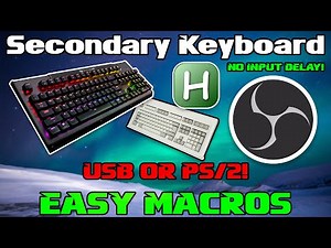 How to Turn a Secondary Keyboard Into A Macroboard (USB OR PS2) (EASY AND NO INPUT DELAY)