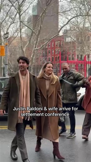 Justin Baldoni and Emily's Arrival for Settlement Conference