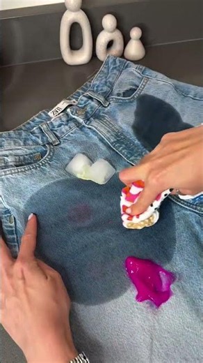 How to Remove ANY Stain from Jeans! 👖✨