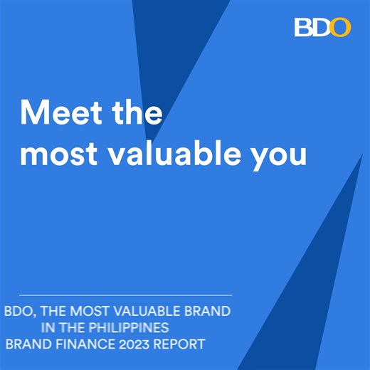 Join our team at BDO with unparalleled opportunities for professional growth, prestige, and impact.​ Visit us and apply for your preferred job role.​ ​ LinkedIn Page: https://www.linkedin.com/company/bdo-unibank/jobs BDO Careers Page: careers.bdo.com.ph​ Read more about article on Most Valuable Brand feature from the below links:​ https://www.bdo.com.ph/news-and-articles/BDO-Unibank-Most-Valuable-Brand-Philippines-Brand-Finance-2024 https://brandirectory.com/rankings/philippines/ #CareersAtBDO #
