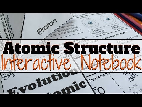 Atoms and Atomic Structure for Chemistry Interactive Notebooks