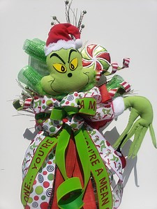 Grinch Inspired Christmas Topper, Christmas Tree Topper, Whoville, Stole Christmas, Grinchmas - Etsy Canada