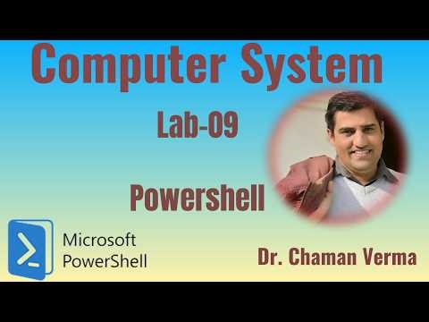 Computer System Lab - 09 | Informatics | POWERSHELL Scripts | MICROSOFT WORLD