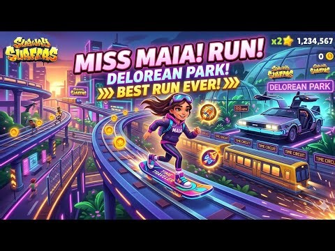 Miss Maia Run #subwaysurfers #gaming 