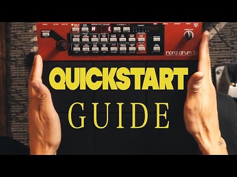 Nord Drum 3p Quick Start Guide