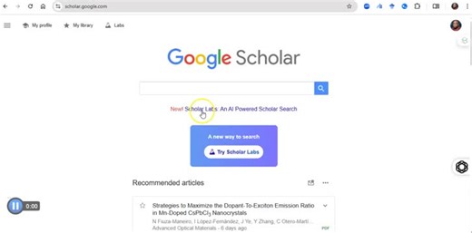 SCHOLAR LABS -  GOOGLE'S NEW ADDITION TO THE GOOGLE SCHOLAR SPACE Google Scholar Lab has just been introduced to the Google Scholar space to aid search for related literature using an AI-powered… | Moses Udoisoh