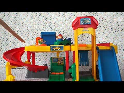 Fisher Price Little People Ramps Around Garage