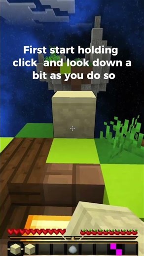 how to jump bridge (bedrock only) #minecraftbridging #minecraftbedrock #minecraft #minecraftshorts