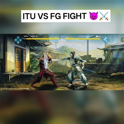 ITU vs FG fight 😈🔥#sfa​ #shadowfight4​ #shorts​