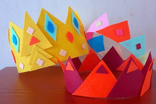 Voici comment créer vos propres couronnes des Rois en feutrine