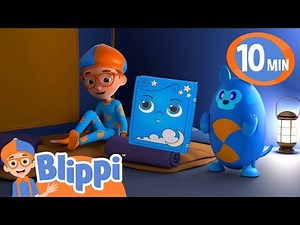 The Importance of Sleep: Blippi’s Bedtime Story | Kids Cartoons | Party Playtime!
