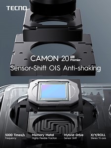 Adopting the 3D dynamic image stabilization system derived from SLR cameras stabilization concept, the Sensor-shift OIS Anti-shaking of #CAMON20Premier5G can preserve every single ray of light without cropping the image. Learn more: https://bit.ly/42w1TrK #SteadyNightPortraitMaster #AntiShaking #EveryEmotionInMotion | TECNO Mobile