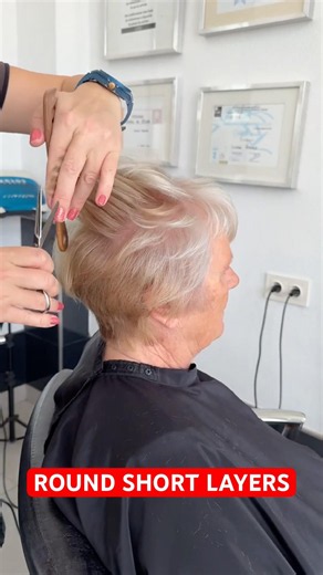 BEAUTIFUL SHORT ROUND PIXIE LAYERS HAIRCUT BY VIVYAN HAIR DESIGN! 🤩✂️🏆✨ #haircut #pixiehaircut