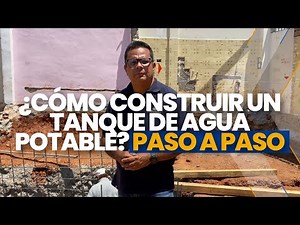 Guía de Construcción de un TANQUE DE AGUA POTABLE 💦 desde los Cimientos hasta el Acabado - Parte 1