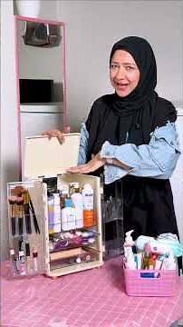 اشتريت منظم للميكب والسكين كير ولكل حاجة على التسريحة - منظم مكياج