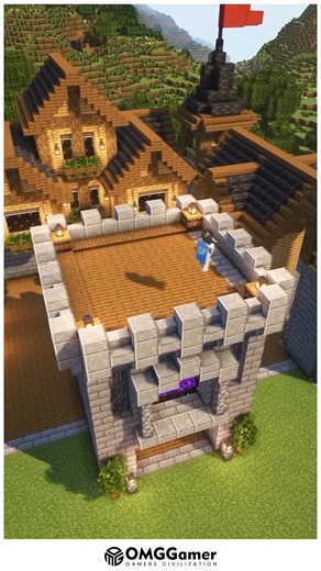 95K views · 1.4K reactions |  Minecraft Easy Survival Castle Build ✨ Create a simple yet strong survival castle in Minecraft that’s perfect for beginners and pros alike!  With towers, walls, and cozy interiors, this build gives you both safety and style in your world.  Would you make this your survival base?  #MinecraftBuilds #MinecraftIdeas #MinecraftCreations #MinecraftCastle #MinecraftDesigns #GamingCommunity #SurvivalBuilds | OMGGamer | Facebook
