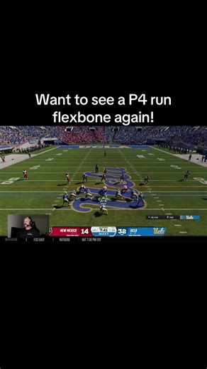 Would be cool to see someone in the power 4 run flexbone again! Paul Johnson was fun to watch run it at Georgia Tech. Who would be a cool rebuild running flexbone/wing-t? #fyp #footballtiktok #smallstreamer #CollegeFootball #cfb26