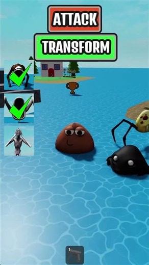 Pou Team Vs BOSS in SCP MORPH | ROBLOX