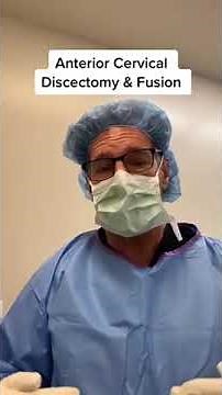 Dr. Chappuis Explains Anterior Cervical Discectomy and Fusion (ACDF)