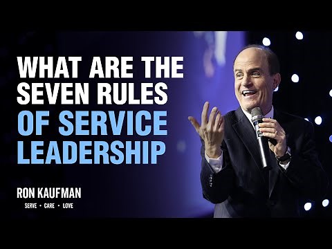 What are the Seven Rules of Service Leadership?