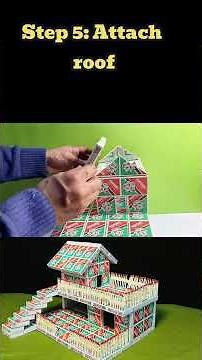 You Won’t Believe This House is Made from Matchboxes! 😱 #shorts