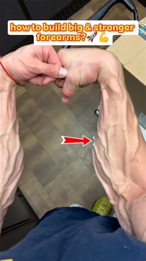 how to build big & stronger forearms?🚀💪 #veins #forearms #transformation #gripstrength
