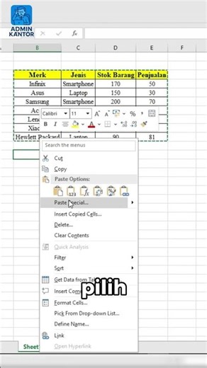 How to Transpose Columns to Rows in Microsoft Excel #shorts #microsoft #tutorial