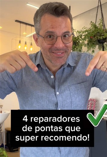 ⚠️ Essa indicação serve para qualquer tipo de cabelo! Esses reparadores são para a etapa final do cuidado capilar, para ajudar na proteção contra danos externos e pode ser usada para cabelo com qualquer tipo de química, cabelo fino, grosso, liso, cacheado…. Não importa 😉 Quem é aluna do meu Programa de Reeducação Capilar sabe o quanto eu prezo por proteção. Só que hoje o mercado cria produtos que deixam o cabelo super gostos mas não protegem nada e com isso seu cabelo vai se danificando com o t