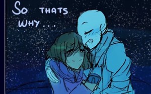 【传说之下漫配】Sans和Frisk的故事