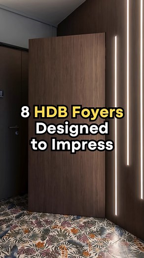 3K views · 14 reactions | Designing a stylish and practical foyer in your HDB flat can make a big impact. Check out these welcoming ones we designed for our clients. | Yang's Inspiration Design | Facebook