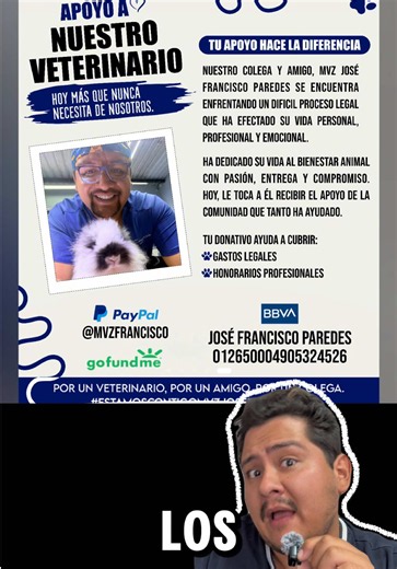 Ser veterinario ahora puede llevarte a la cárcel ⚠️ JUSTICIA PARA EL MVZ FRANCISCO PAREDES ‼️ #mvz #veterinaria #vet #perros #mascotas