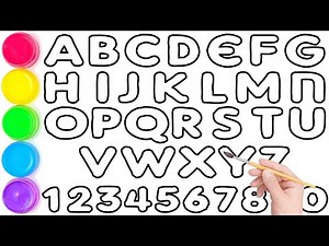 ABCDEFGHIJKLMNOPQRSTUVWXYZ ✏️ Alphabet A to Z Drawing 🅰️🎶 Learn ABC Phonics for Beginners